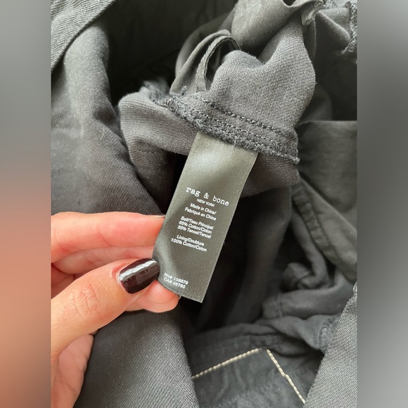 Rag & Bone black denim mini dress - Picture 7 of 7